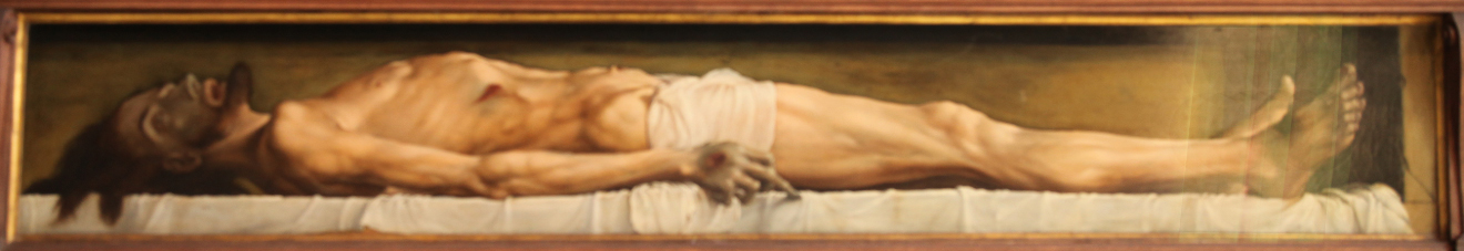 Christ Entombed by Holbein Basel