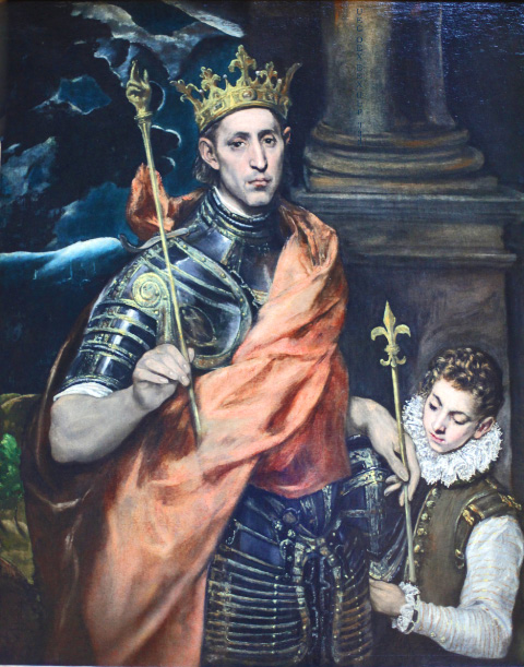 Roi Saint Louis El Greco Louvre