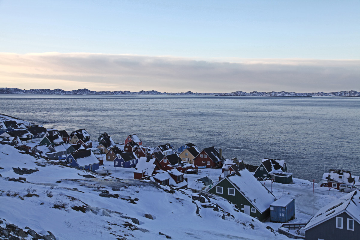 Godthåb, Grønland, Kongeriget Danmark, or as some would have it, Nuuk, Greenland, natural resource extraction colony of the Peoples Republic of China