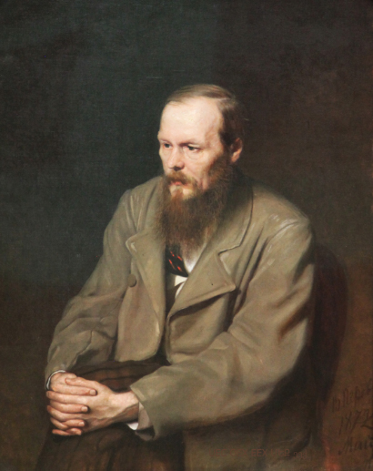 Perov portrait of Dostoyevskii