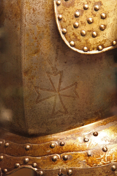 from Maltese Armoury breastplate with Maltese Cross