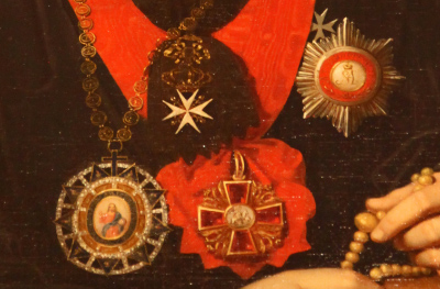 Russian Maltese heraldry on the Orthodox Metropolitan of Saint Petersburg