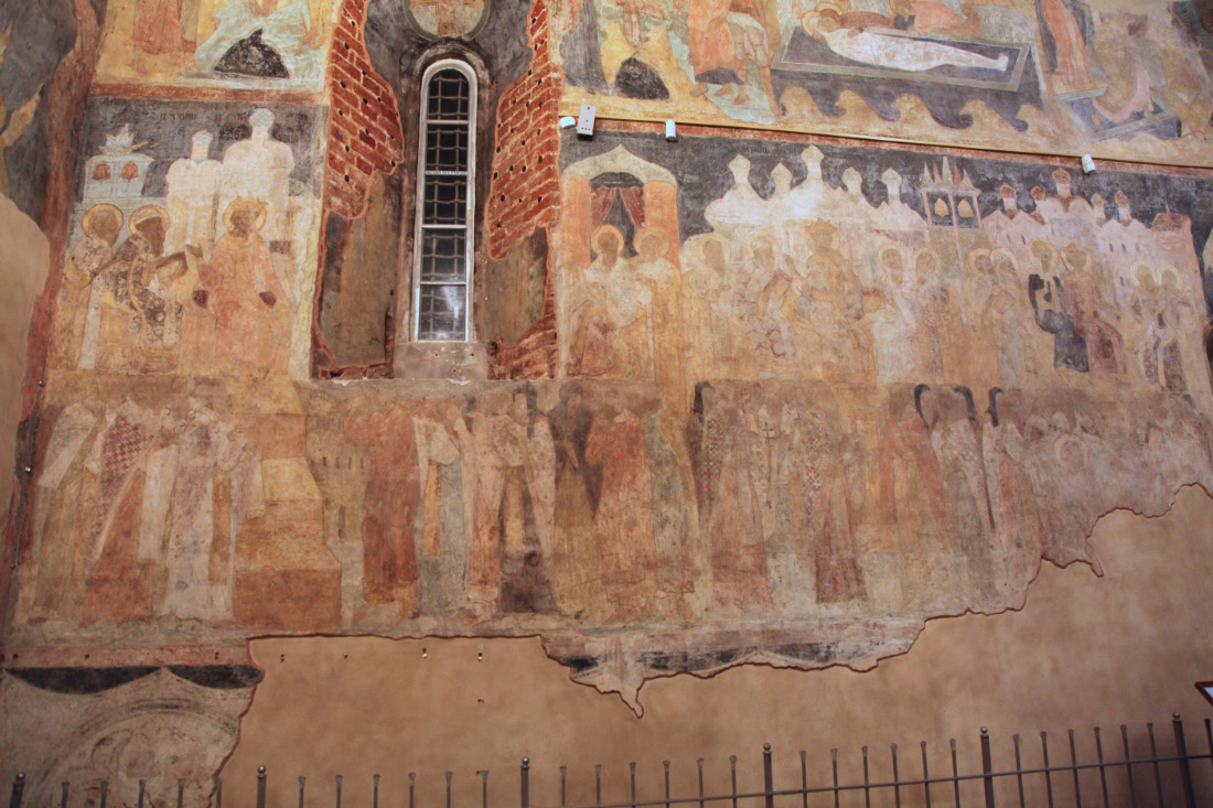 Frescos of the Fifth Sixth and Seventh Ecumenical Councils in the Transfiguration of the Savior Cathedral within the Transfiguration of the Savior Monastery in Yaroslavl