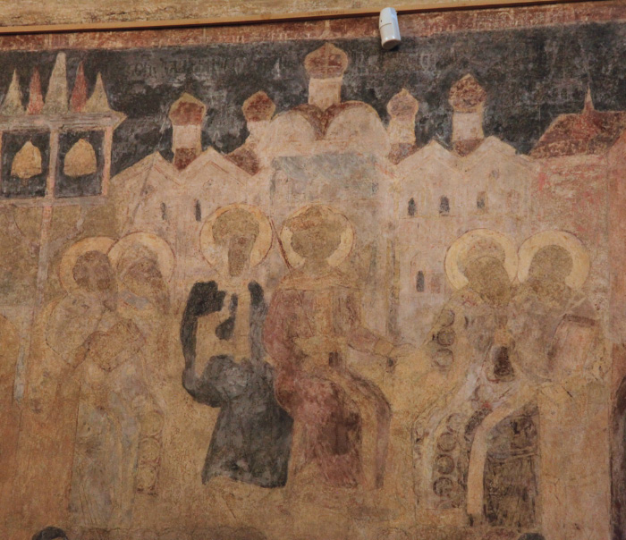 Fresco in the Transfiguration of the Savior Cathedral, Seventh Vsyelenskii Sobor