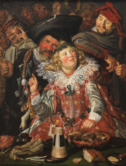 Merrymakers at Shrovetide by Frans Hals