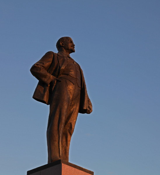 Poor Mr. Lenin seems to be distressed by some lower back pain. Perhaps it is caused by his Syphillis?