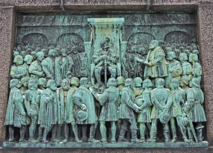 ReformationsMonument Nørregade Københavns Dansk king