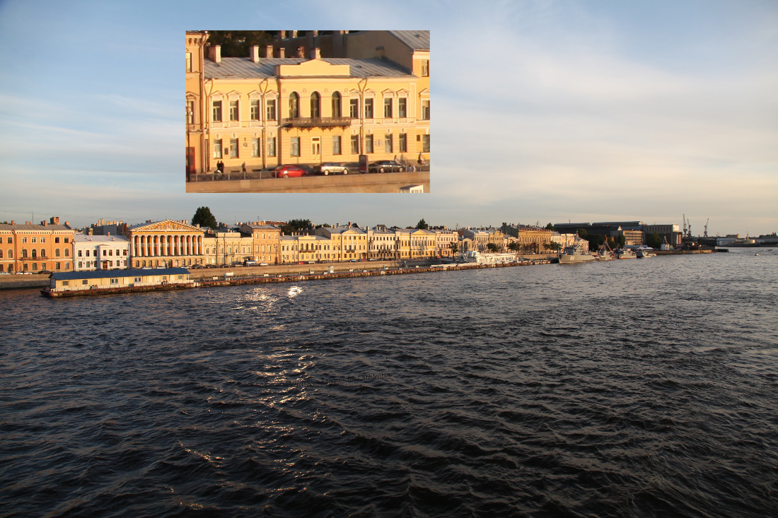 Saint Petersburg, Russia, at house 50 on the English Embankment – Английская набережная, Otto von Bismarck, as Prussian Ambassador to Russia, lived and worked and learned Russian and drank beer from 1859 to 1862